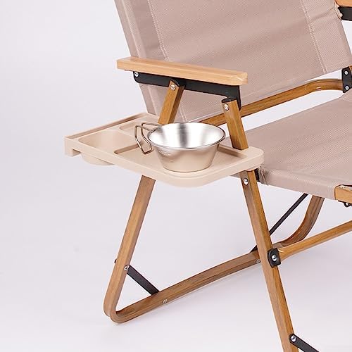 Folding Camping Table Multifunctional Portable Picnic Table for Outdoor Travel Khaki