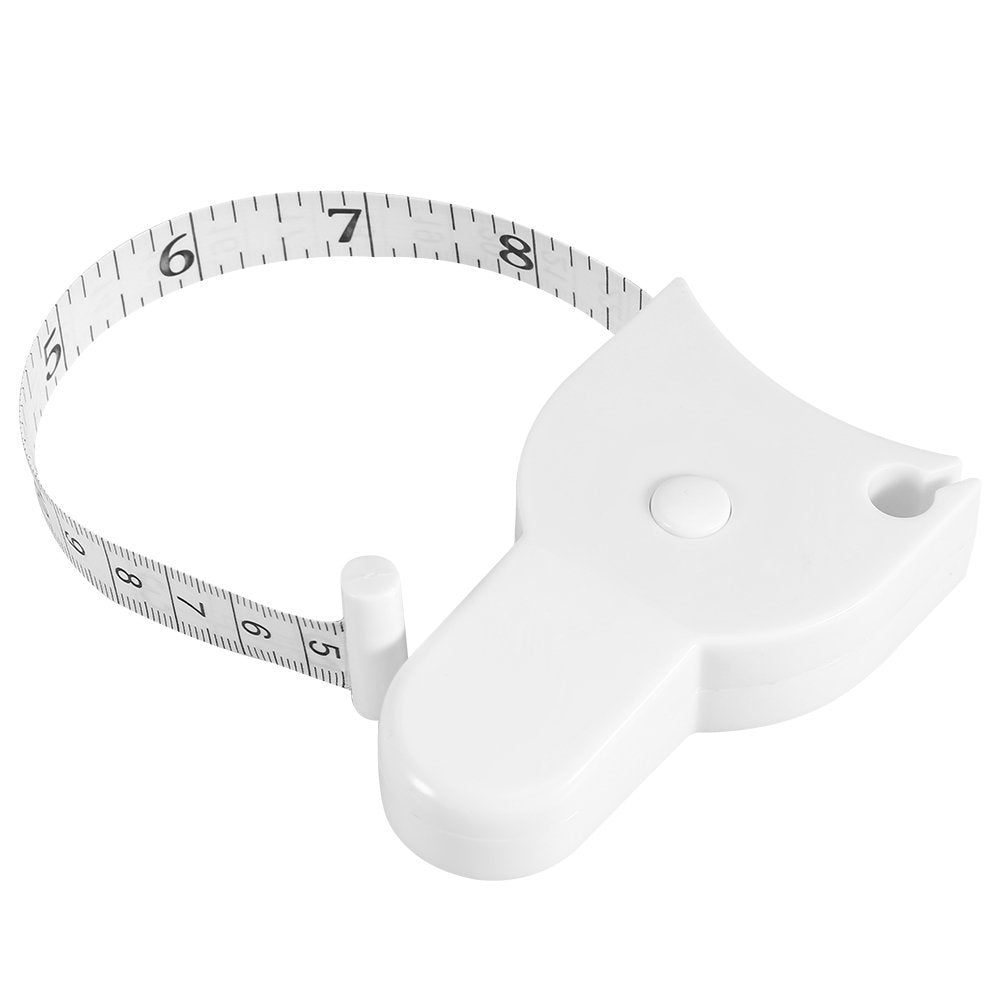 Retractable Measuring Tape Body Measure Sports Tape Measure Set White
