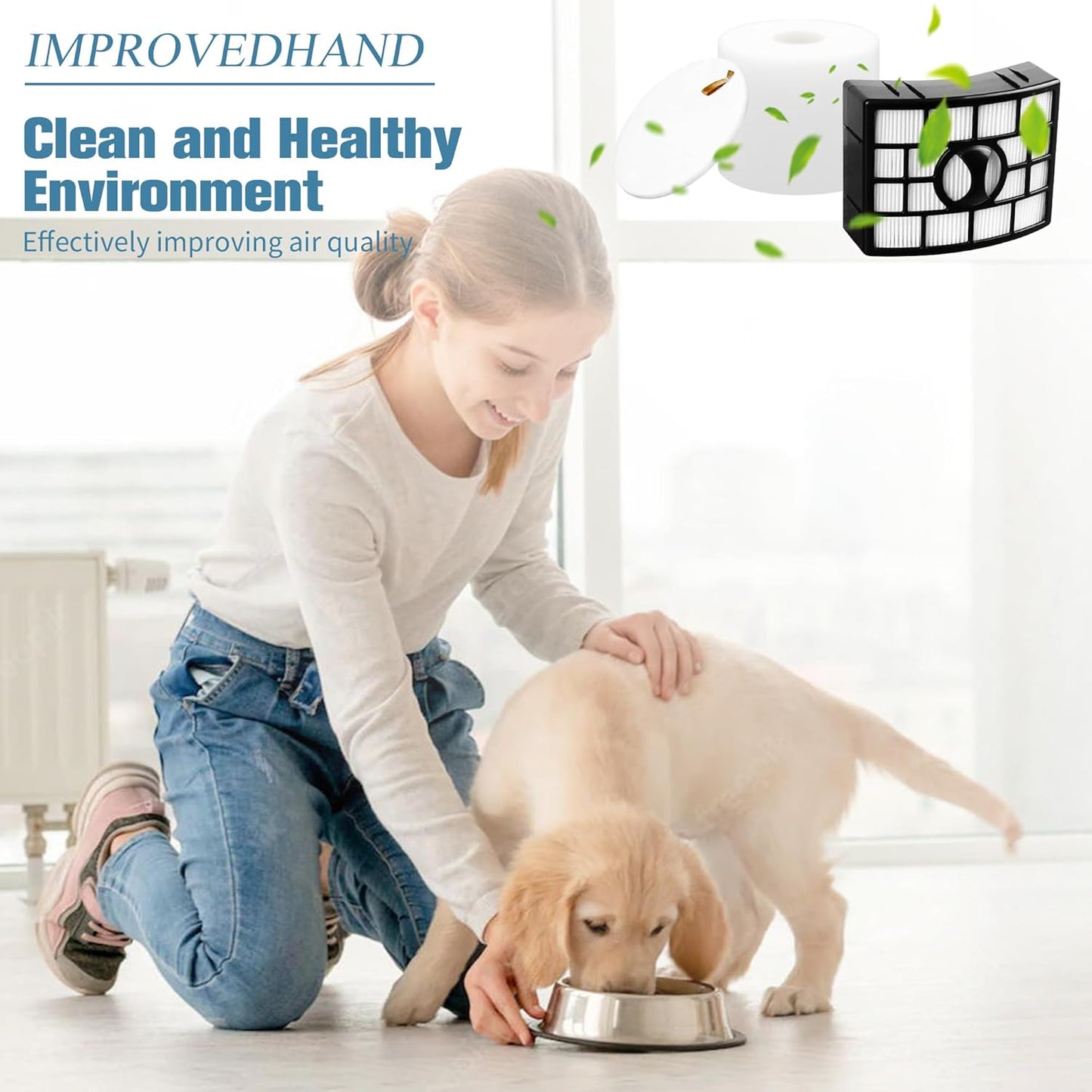 NV752 Filter Replacement Compatible with Shark Rotator Powered Lift-Away AZ1002, NV650 NV651 NV652 NV750 NV751 NV752 NV753 AX950 AX951 AX952 ZU632, Compare to Part # # XHF650&XFF650
