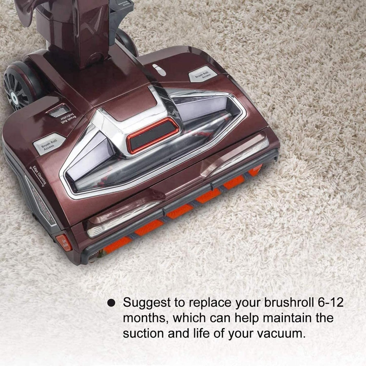 Brush Roll Replacement for Shark DuoClean NV800, NV800W, NV801, NV803, HV380, HV380C, HV380W, HV381, HV381C, HV382, HV382BRN, HV383, HV384Q Vacuum Cleaner Roller Brush
