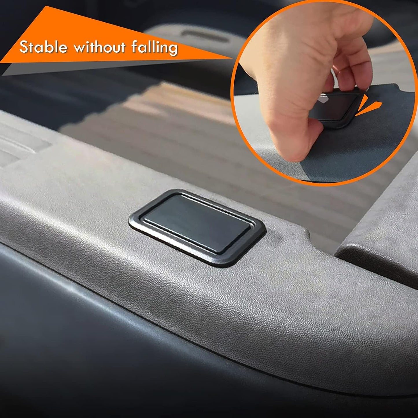 Ram 1500 Stake Pocket Covers, Rear Truck Bed Rail Stake Pocket Cover Compatible with Dodge Ram 2019-2024 2025 2026(Set of 2)