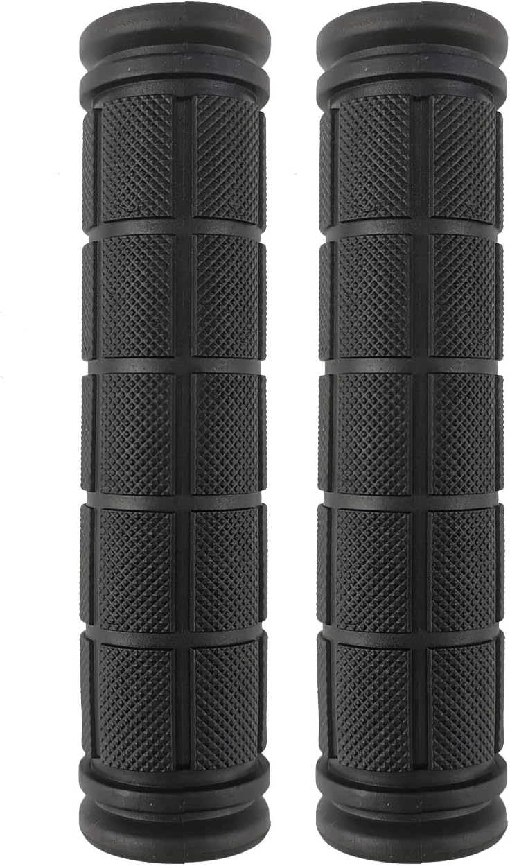 2 Pairs Bicycle Handle Bar Grips Mushroom for BMX/Road Mountain Bikes Black
