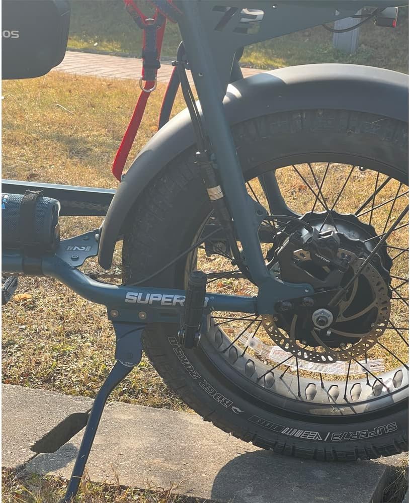 Motorcycle foot pegs, folding bicycle Universal M8 anti-slip motorcycle footrest, suitable for Super 73 S2/ZX/RX/R/S Adventure