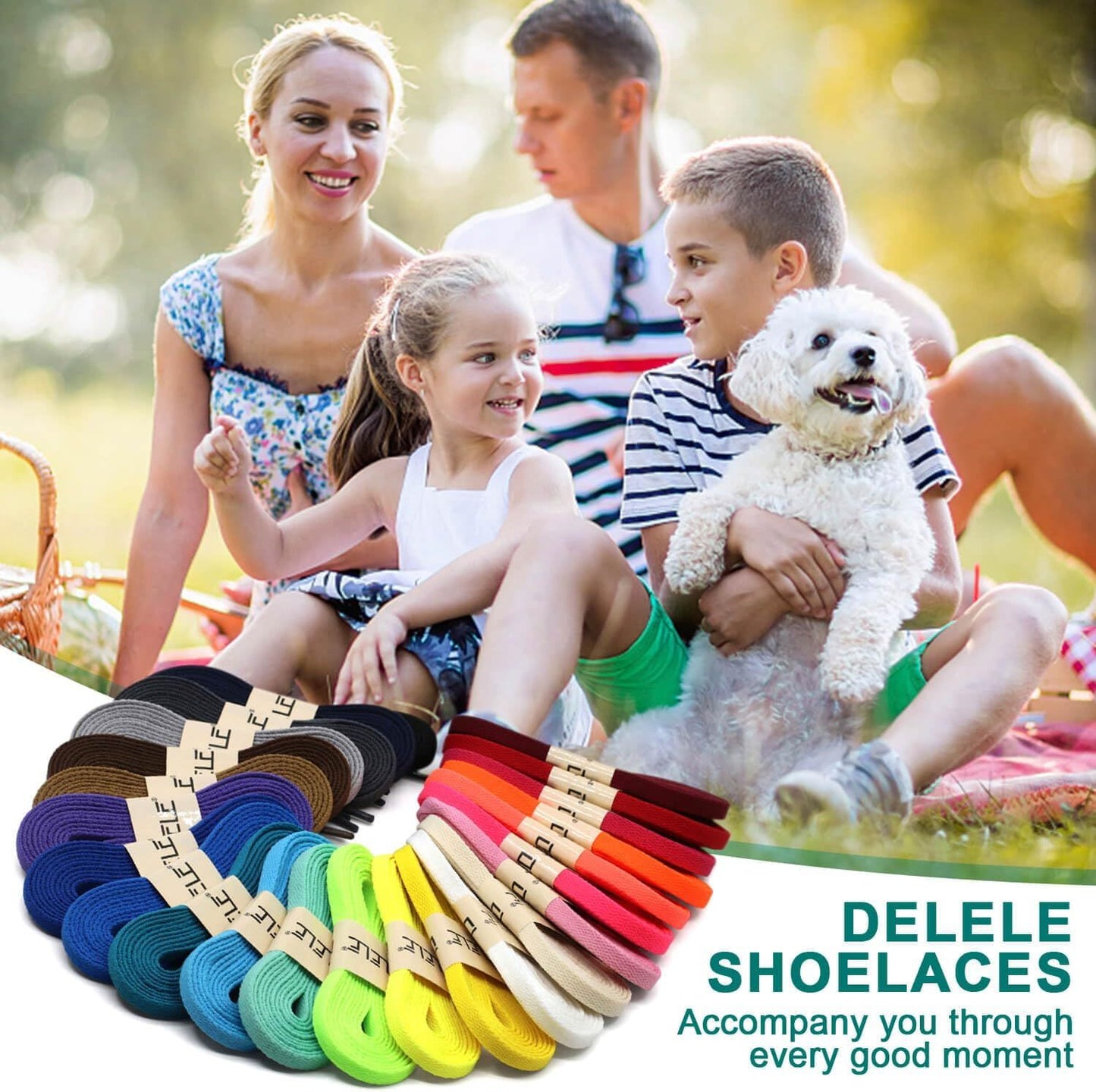 2 Pair lat Shoe laces 5/16" Wide Shoelaces or Athletic Running Sneakers Shoes Boot Strings