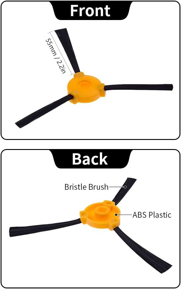 Replacement Accessories Kit Compatible or Ecovacs Deebot N79S N79 DN622 DN622.11 DN622.31 N79W N79se and Deebot 500 DC3G Robot Vacuum with 1 Roller Brush 3 ilter Sets 4 Side Brushes.