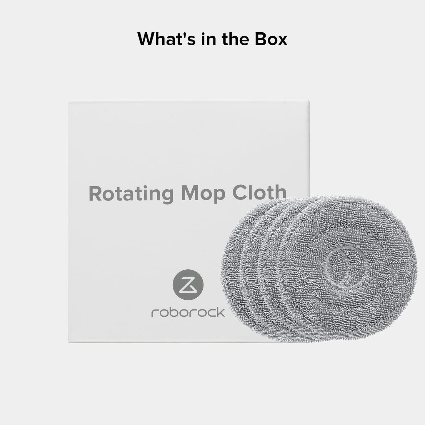 Rotating Mop Cloth or Saros 10R & Saros Z70 Robot Vacuum Cleaner, 4PCS High-Absorbency Microiber, 200 RPM Spinning Speed, 30 Water low Levels