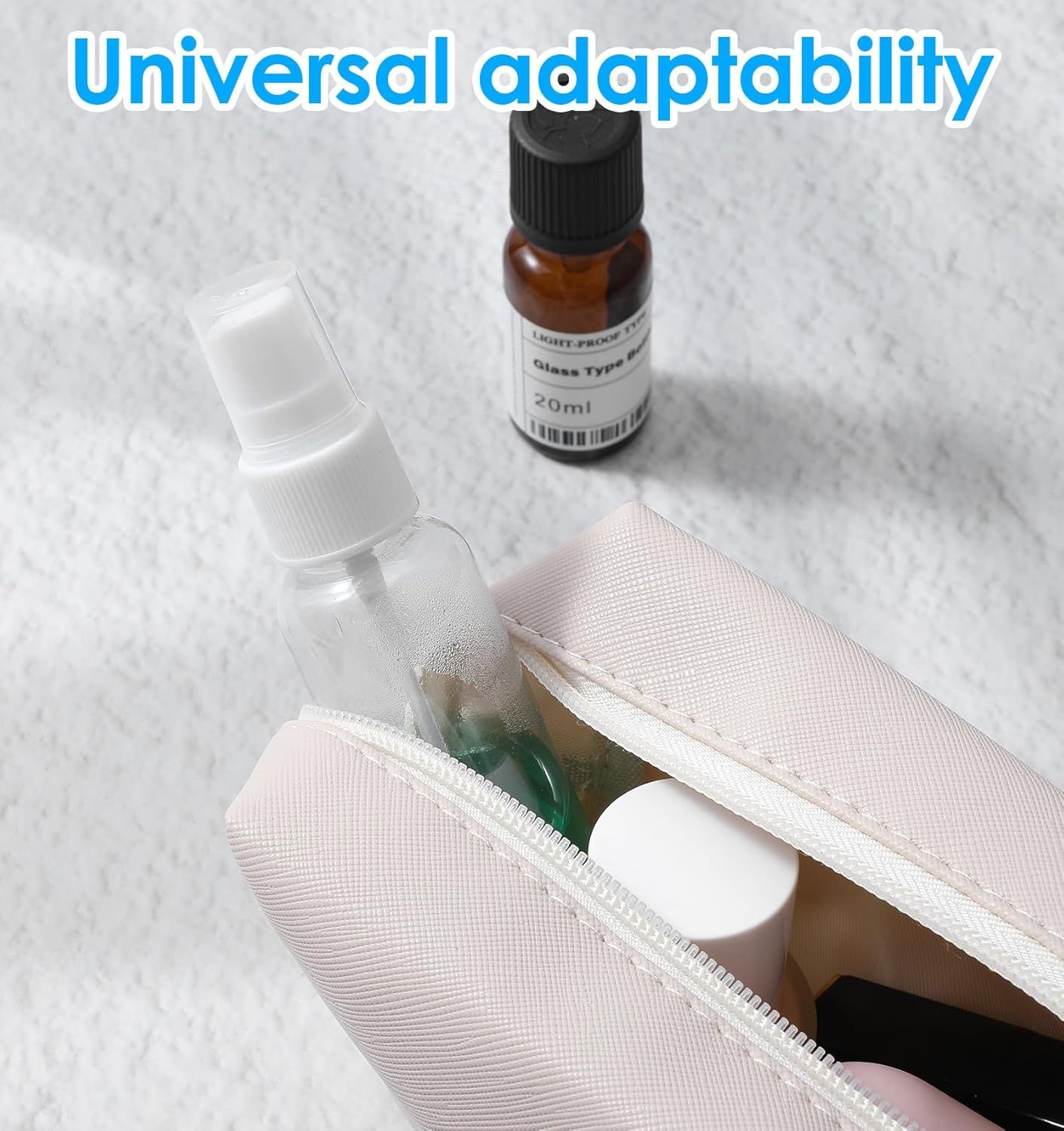 8 Pcs Spray Cap for Glycolic Acid, Spray Tops for Toner Bottles (White)