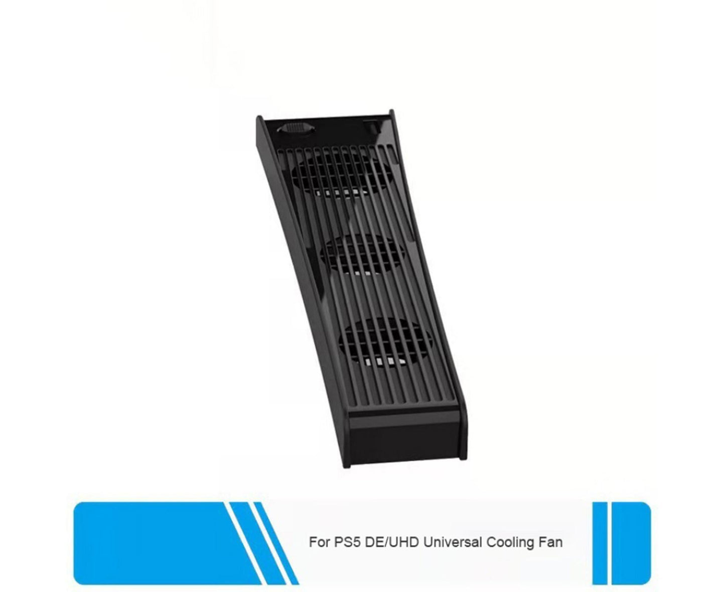 Portable 3 Fans Game Console Cooling Fan Playstation Accessories for PS5 DE/UHD Version Black