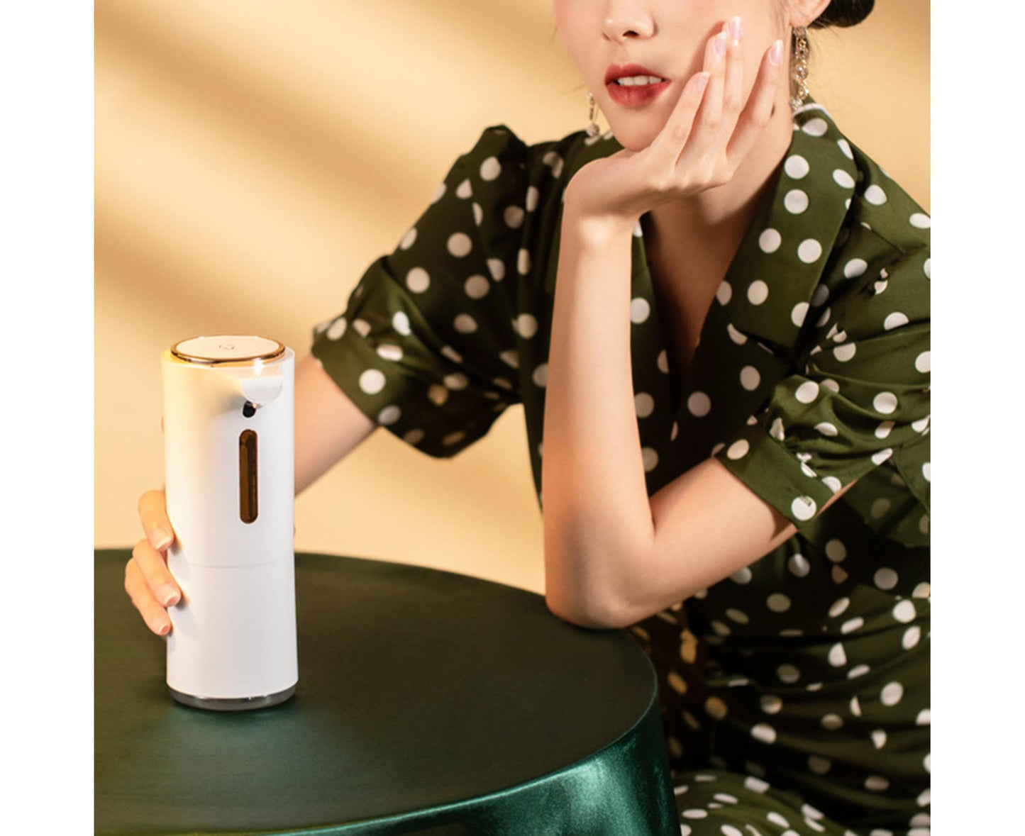 Automatic Soap Dispenser Touchless Rapid Foaming Rechargeable Infrared Induction Liquid Soap Dispenser Household Products-Charging White