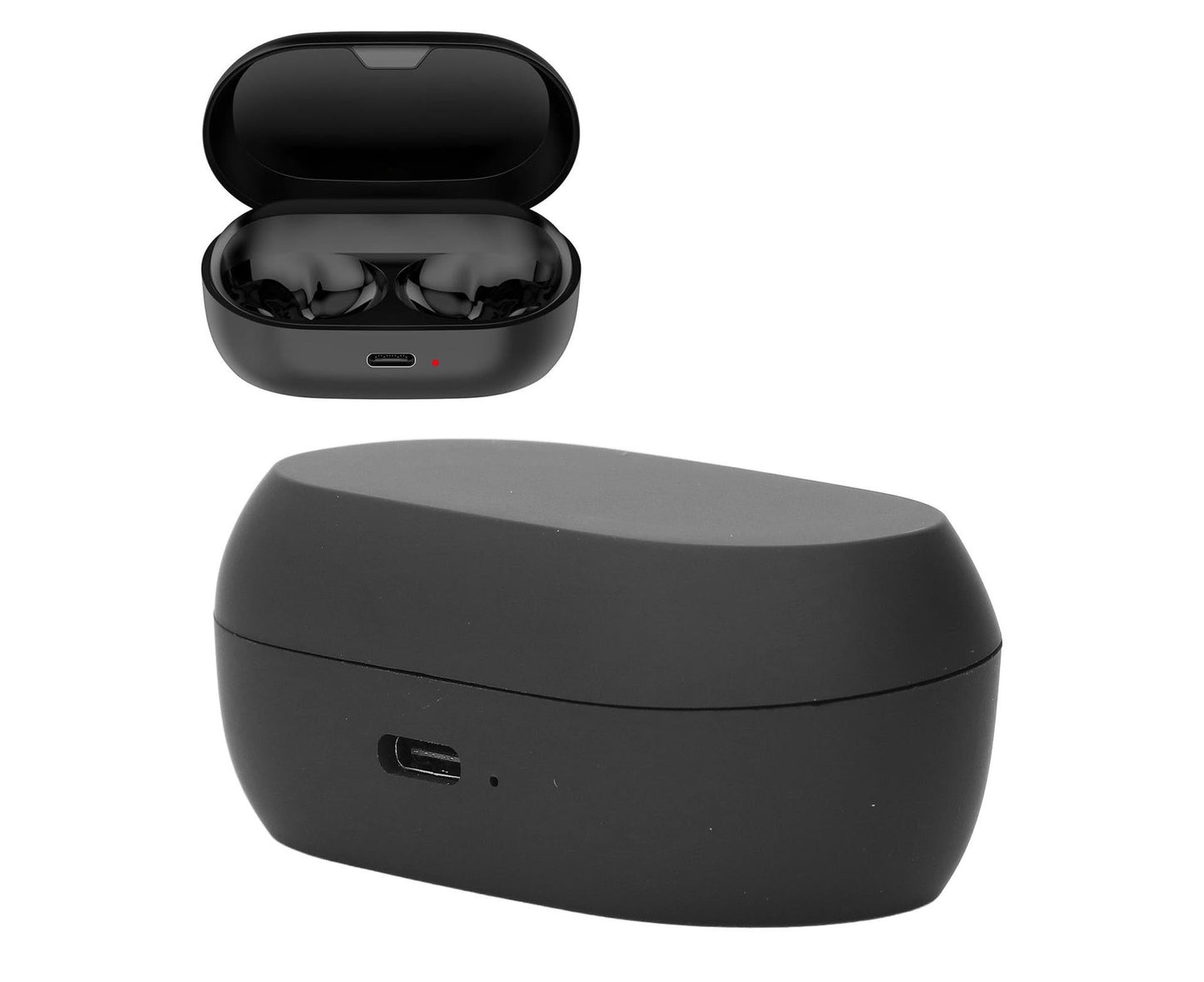 Earbud Charging Case Black USB C 600mAh Replacement Box with Indicator Light for Elite 7 Pro Active