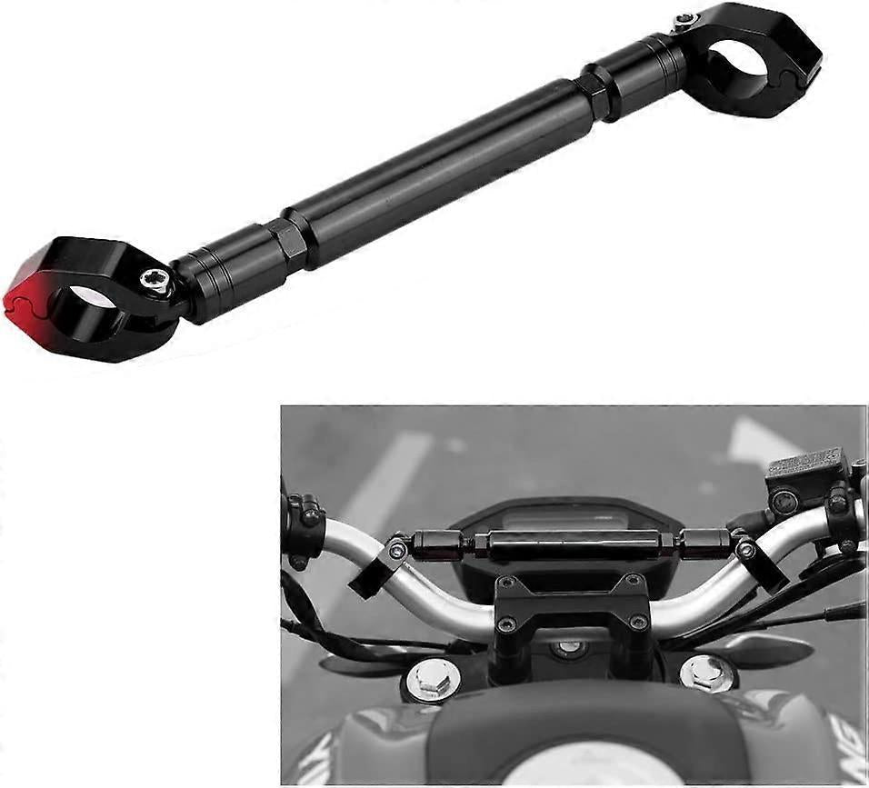 1 Piece Motorcycle Balance Bar Motorcycle Handlebar Big Car Modified Aluminum Alloy Motorcycle Balance Handlebar Cross Bar Motorcycle Accessories (Sil
