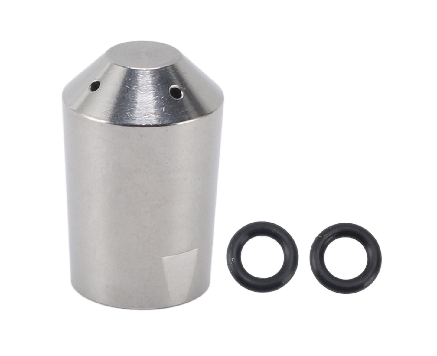 Coffee Machine Nozzle, Stainless Steel Milk Foam Spout Replacement for Rancilio, Four Hole Tip