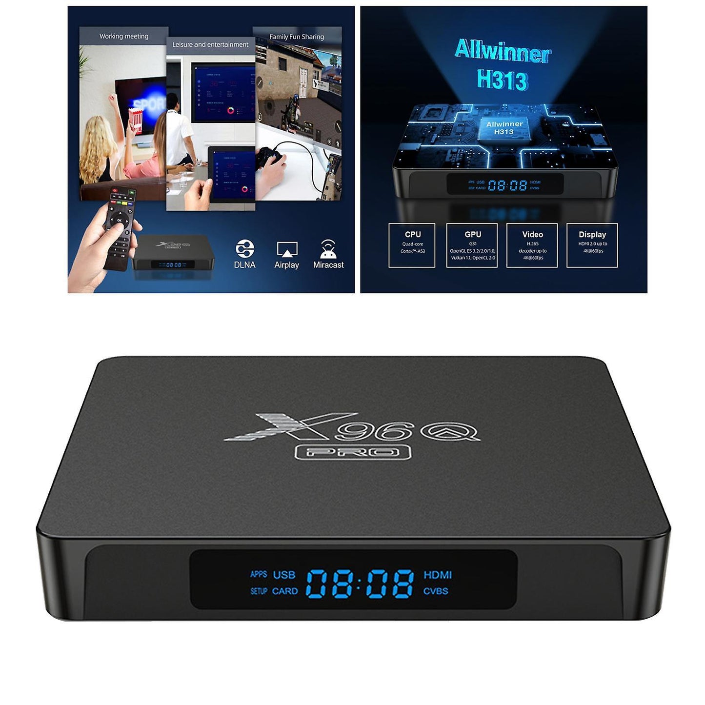 4K Ultra HD Dual-Band WiFi 3D Player OTA Upgrade (2G + 16G)