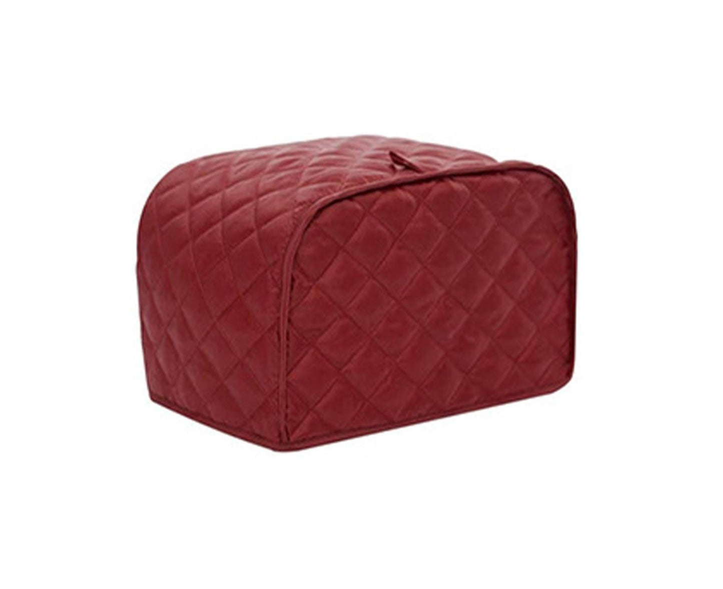 Toaster Cover Fine Stitching Poly Pongee Two Slice-Wine Red S
