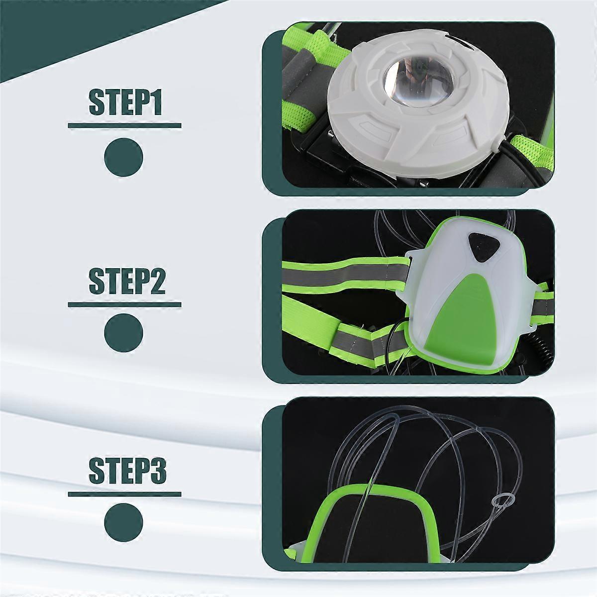 LED Reflective Vest, Rechargeable Running Gear with Multicolor Lights for Men & Women