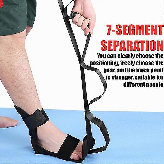 Yoga Resistance Band for Leg/Ankle Flexibility & Rehab Training