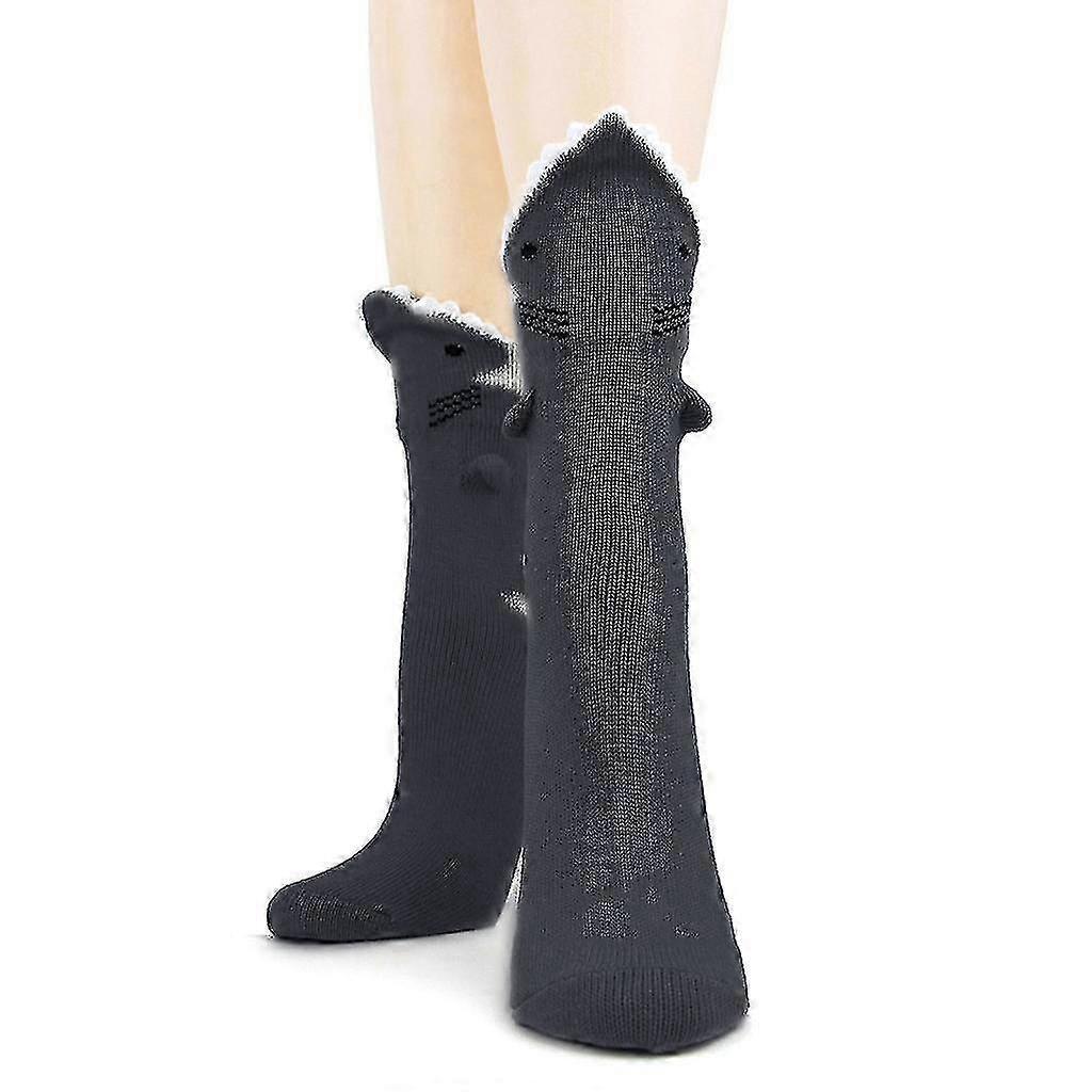 Funny Shark Socks Cotton Novelty Floor Socks for Indoor or Gift Use