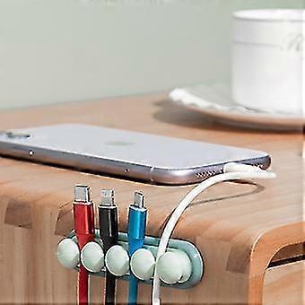 2pcs Cable Clamps Cord Organizer Desktop Wire Holders for Home Office