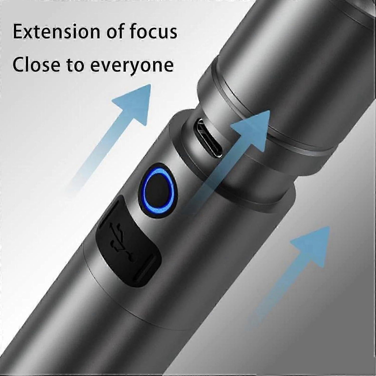 Rechargeable LED Flashlight High Brightness Emergency Torch Portable and Powerful