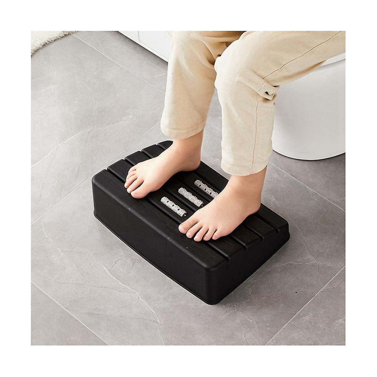 Under Desk Massage Foot Stool with Rollers
