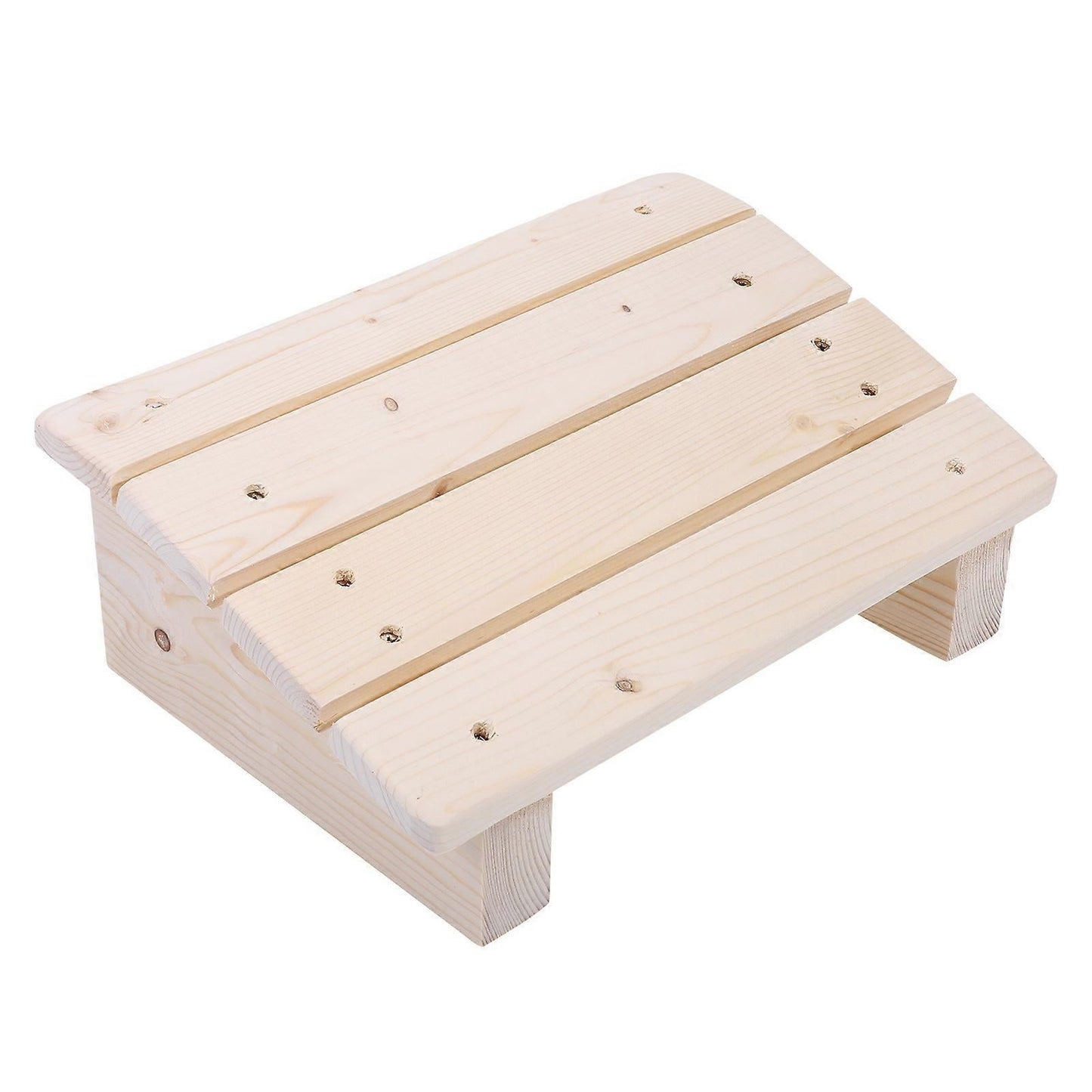 Wooden Tilted Desk/Bathroom Foot Rest Stool, 30*20*11cm
