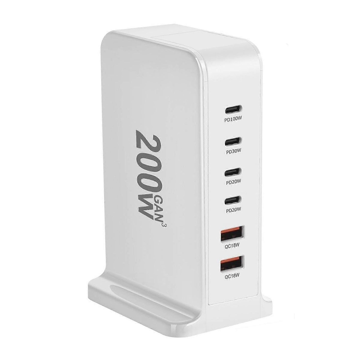 200W USB-C Desktop Charging Station for Home & Office