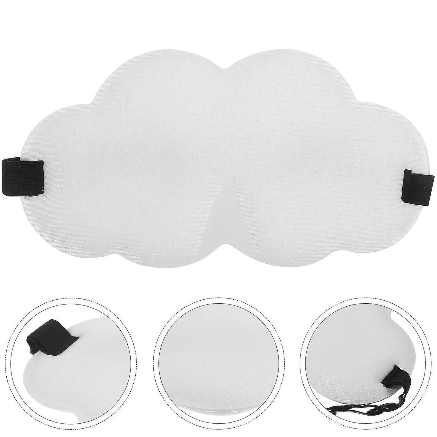 Beige Sleep Mask for Teens - Soft, Light Blocking for Home/Travel