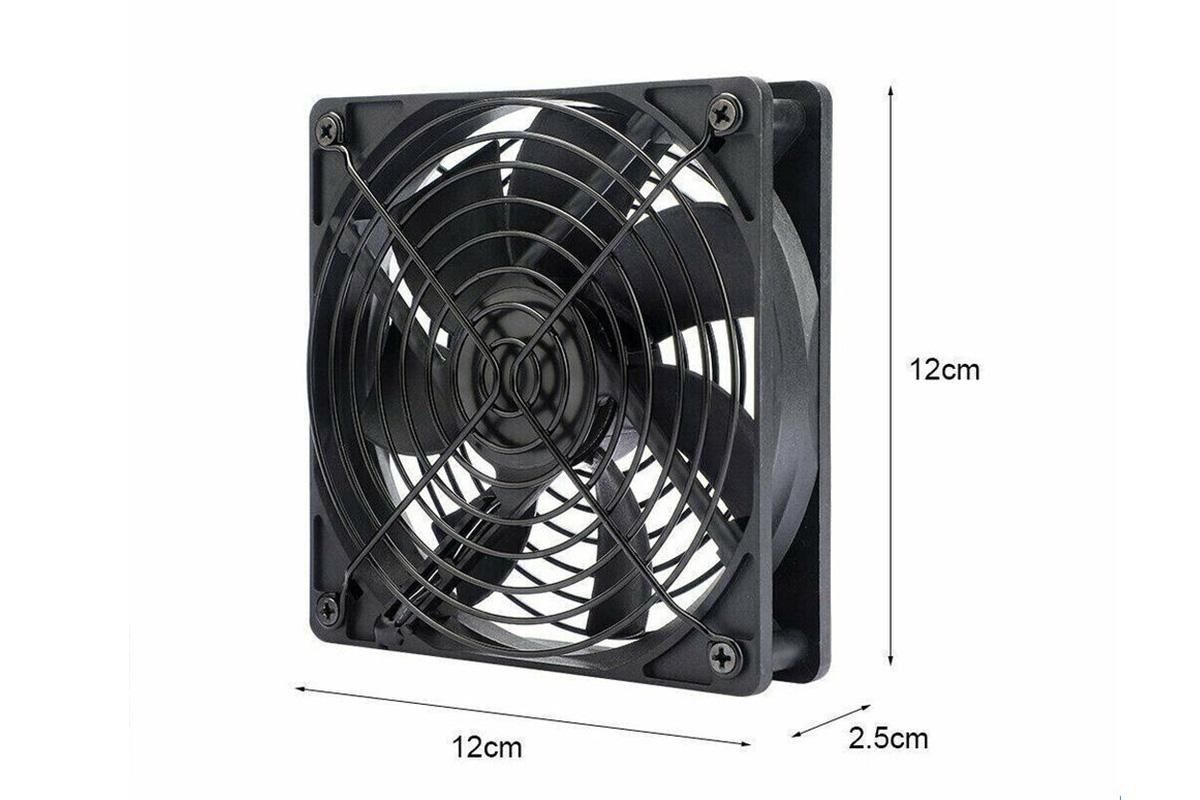 USB Cooling Fan with Speed Controller for Computer Case PC CPU Case DC 5V Office Use
