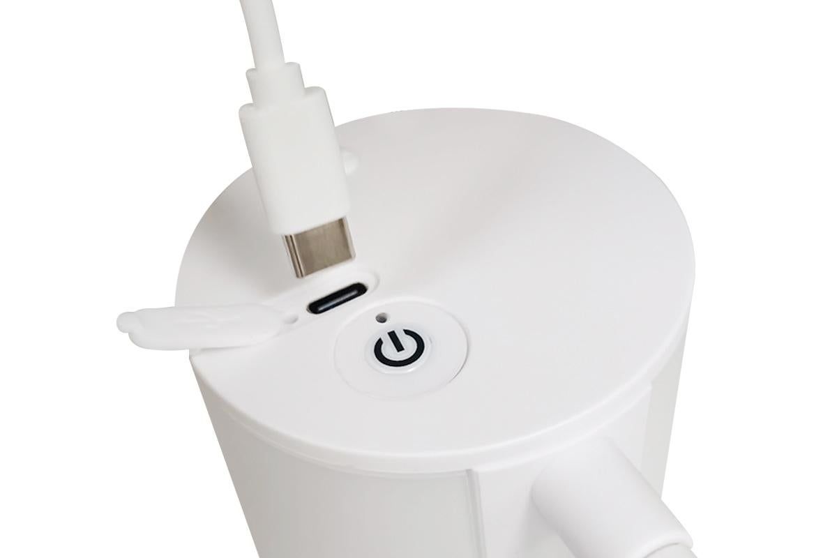 Rechargeable Portable Automatic Mouthwash Dispenser for Bathroom -White