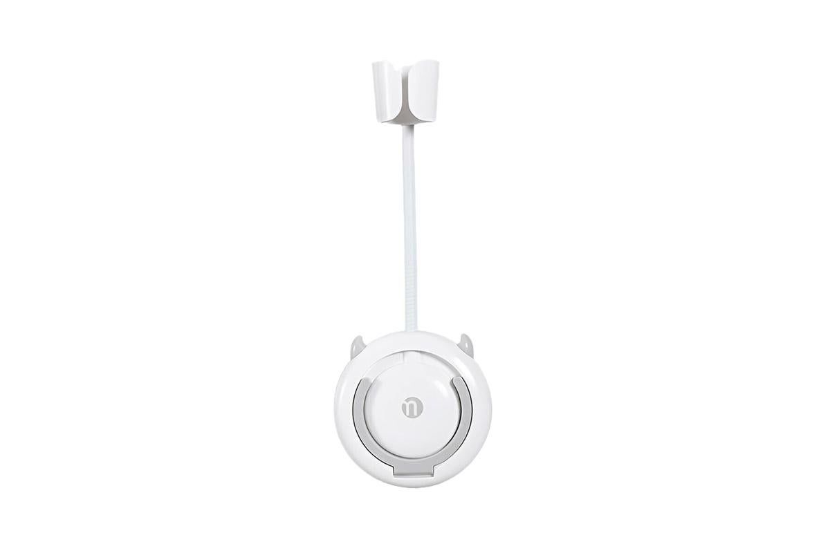 Hands-Free Hair Dryer Holder Adjustable Lazy Bracket -White-gray