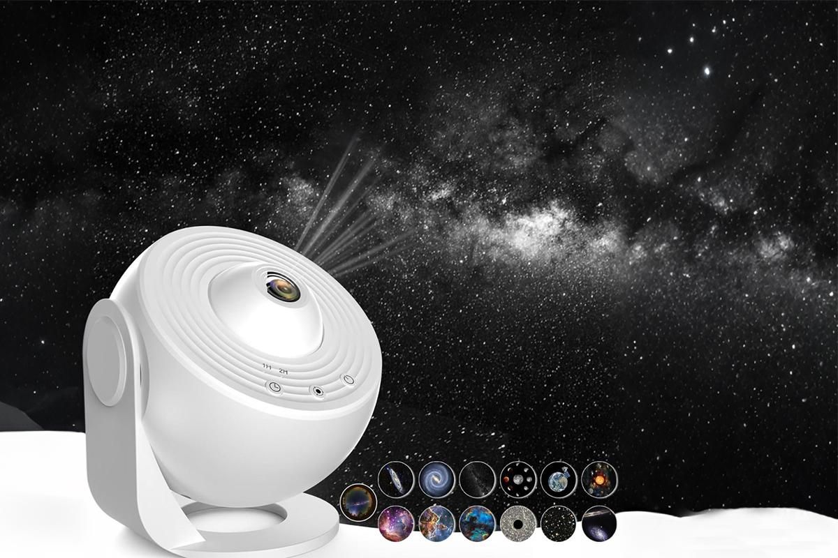 Galaxy Projector for Bedroom 13 Film Discs Projector - Black