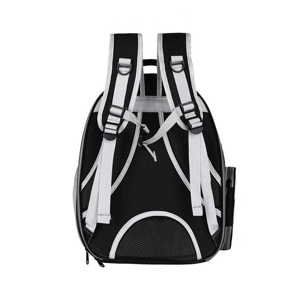 Expandable Travel Cat Backpack Carrier Polarized Tinted Bubble Window Pet Backpack Black