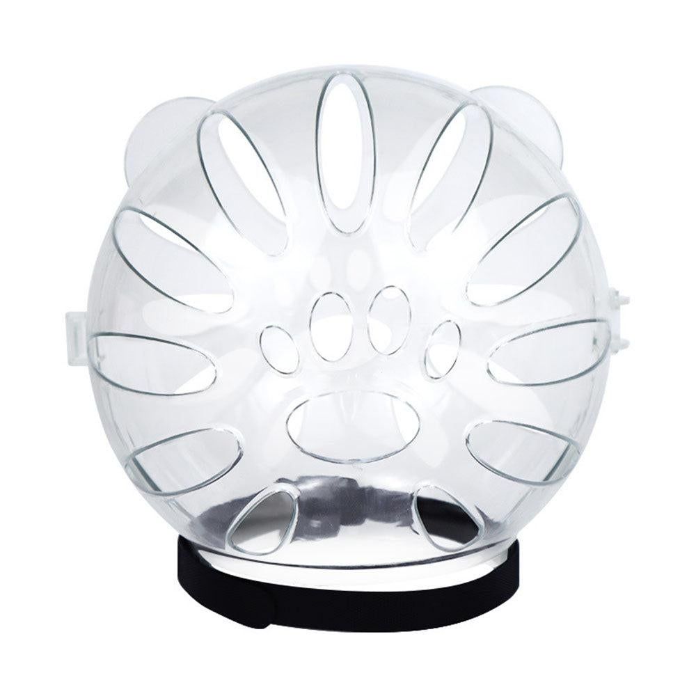 Transparent Cat Hood Astronaut Helmet Muzzle Mask Preventing Biting and Licking - Small