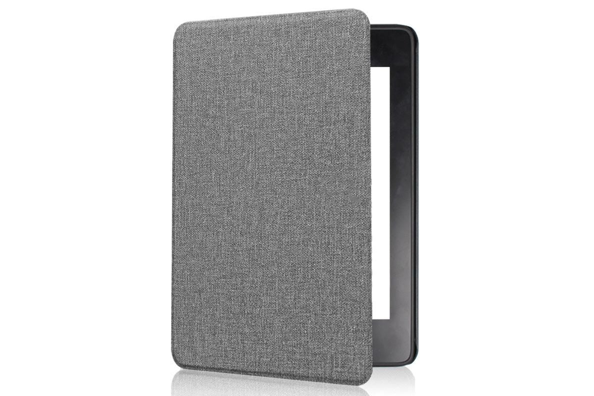 PU Leather Smart Cover Case with Auto Sleep and Wake for Kindle Paperwhite 12th 7-Inch - Grey