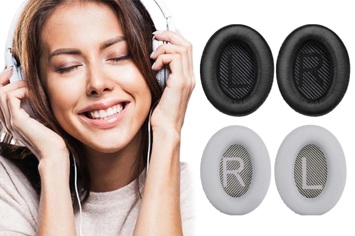 Pair of Replacement Ear Pads for AirPods Max Headphone Ear Cushions White