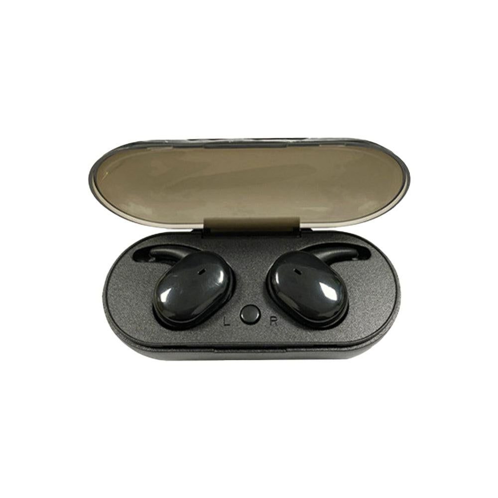 Bluetooth 5.0 Wireless Headphones TWS Earphones In Earbuds With Charging Case Black