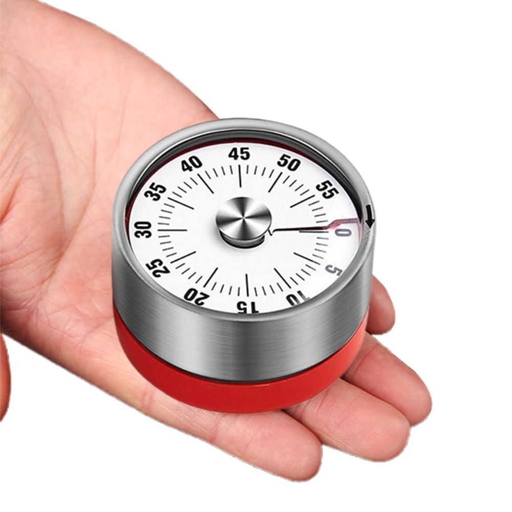 Kitchen Cooking Timer Clock Mechanical Counter 60 Minutes Timer White