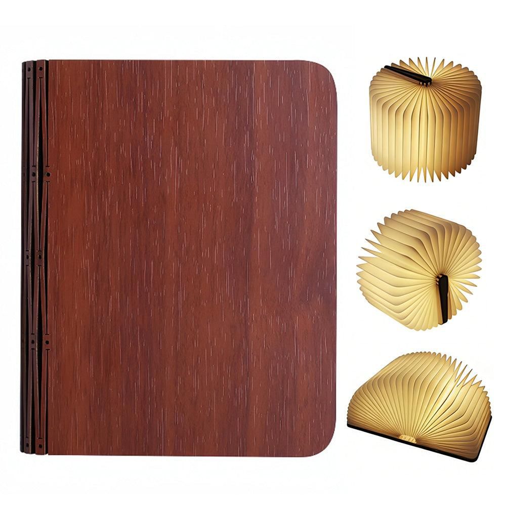 Foldable LED Book Lamp USB Rechargeable Creative Table Lamp Beige