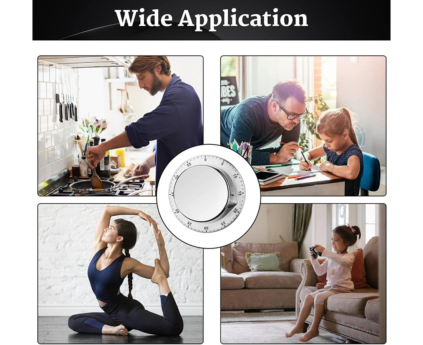 Chef Cooking Timer - Loud Alarm - Mechanical