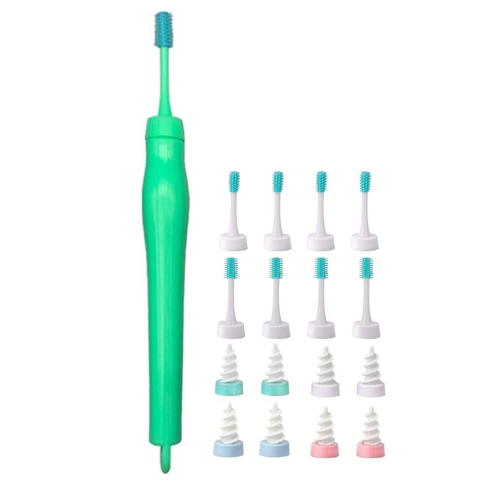 16pcs Ear Wax Remover Tool Reusable Spiral Ear Wax Remover Silicone Ear Cleaner for Adults Kids -White