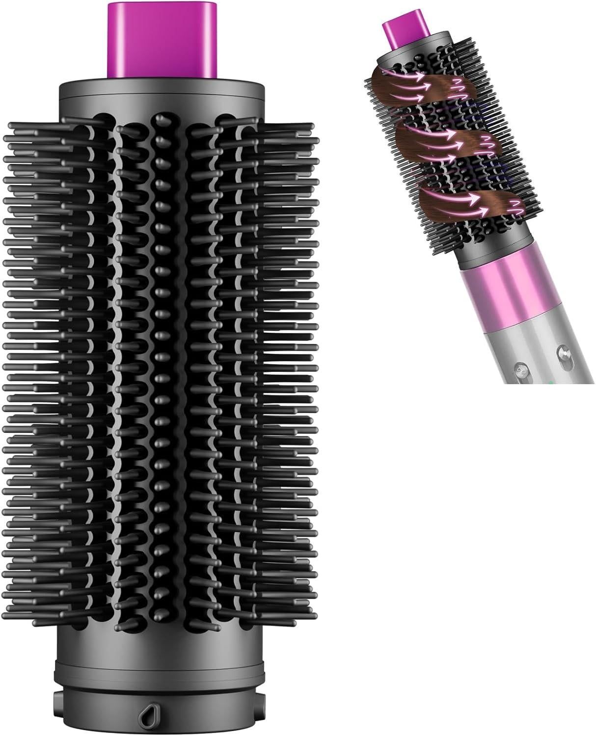 Large Round Volumizing Brush Attachment Compatible with Dyson Airwrap HS01/05/08-Gold