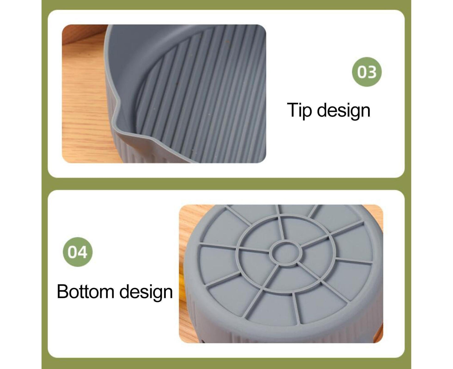 Liner Pad Silicone Basket Replacement - Grey