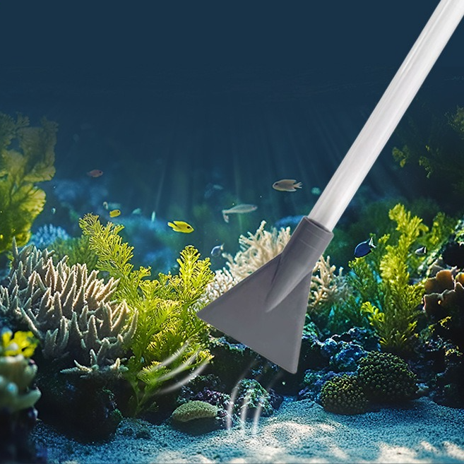 3-in-1 Aquarium Water Change Tool: Sand Cleaning / Waste Removal / Water Change, Siphon Pump - 1.9 m
