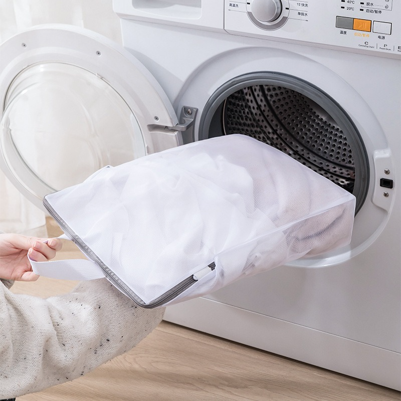 Fine Mesh Laundry Bag Set, 6 Pieces Anti-Snag Washing Bags with Zipper and Handle, for Delicate Clothes, Bras, Household Laundry