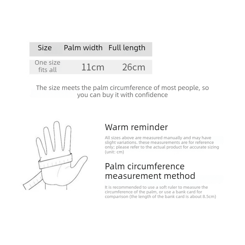 Winter Fleece-Lined Touchscreen Gloves, Windproof, Water-Resistant, Anti-Slip Thermal Gloves for Cycling and Driving, Unisex, One Pair—Black (One Size Fits All)