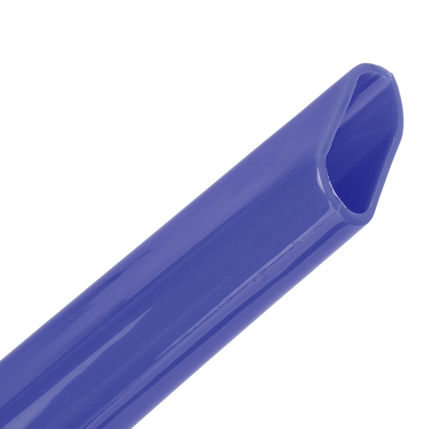 Swimming Snorkel Reduced Drag Silicone Swimming Breathing Tube with Adjustable Head Brace for Snorkeling Diving Royalblue