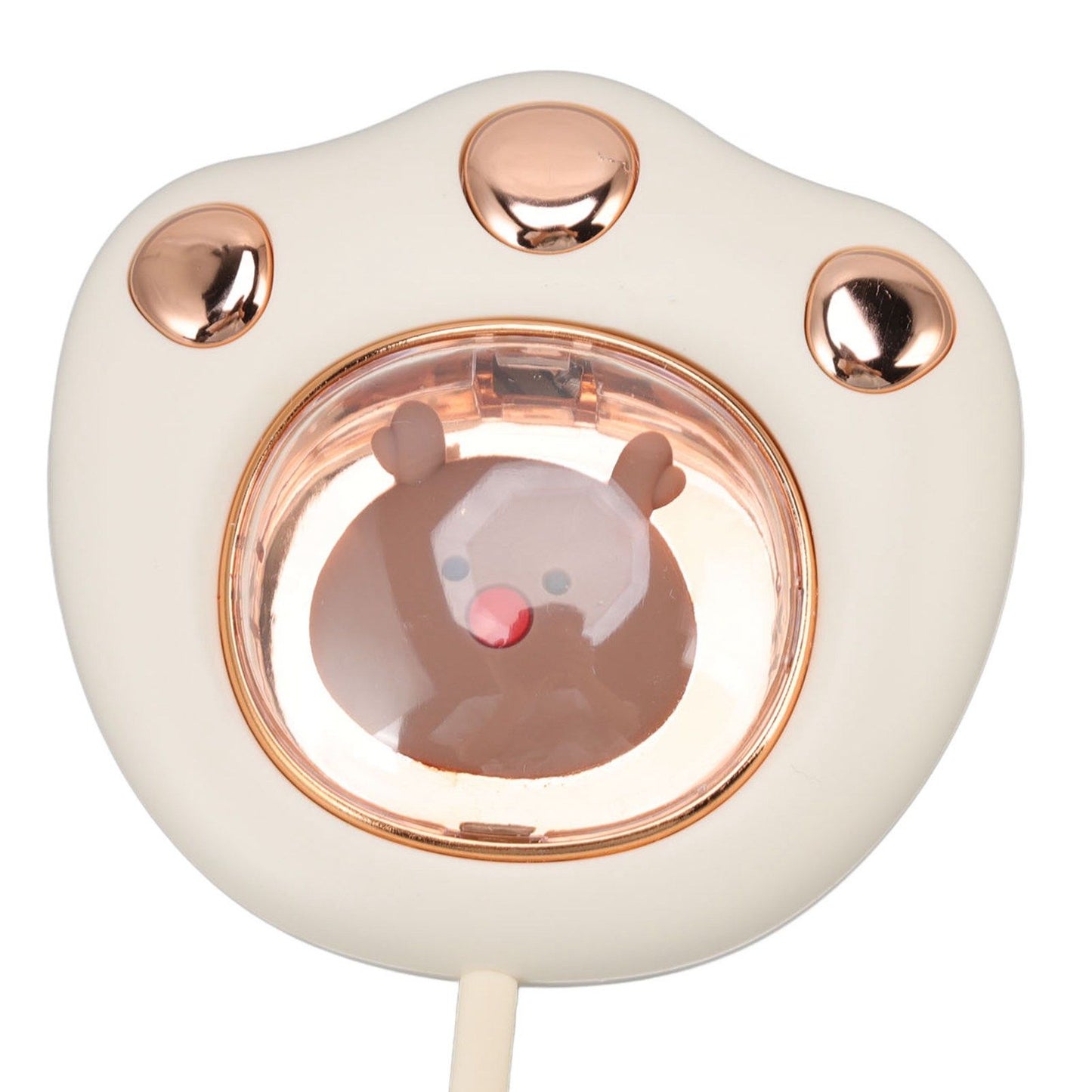 Rechargeable Hand Warmer Cat Paw 5W 5V 1A USB Charging 2 Levels Adjustable Quick Heat Hand Warmer Power Bank