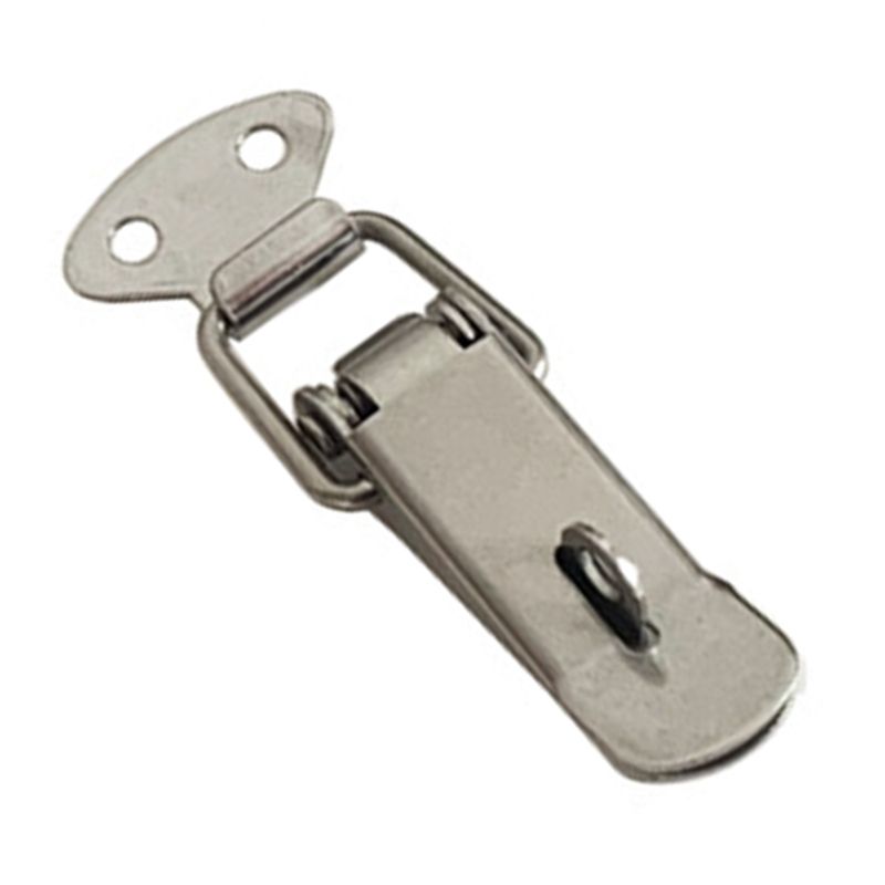 3 PCS L106 Duck Mouth Buckle Toolbox Iron Lock Buckle Heavy Duty Flat Mouth Spring Hasp Suitcase Hardware Parts