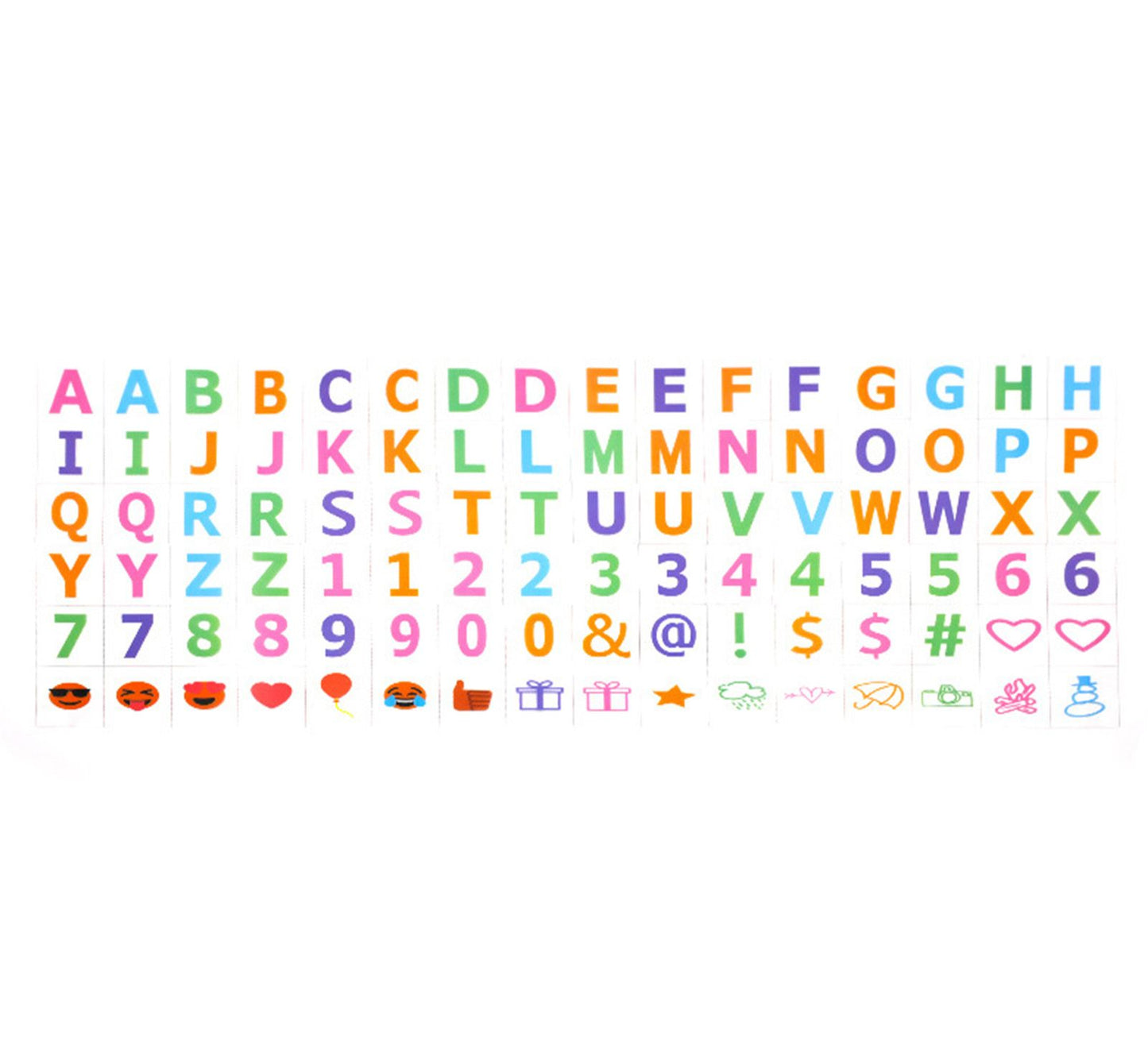 Cinema Light Box Black Heart Shaped LED Light Up Light Box with Coloured Alphabet Stickers