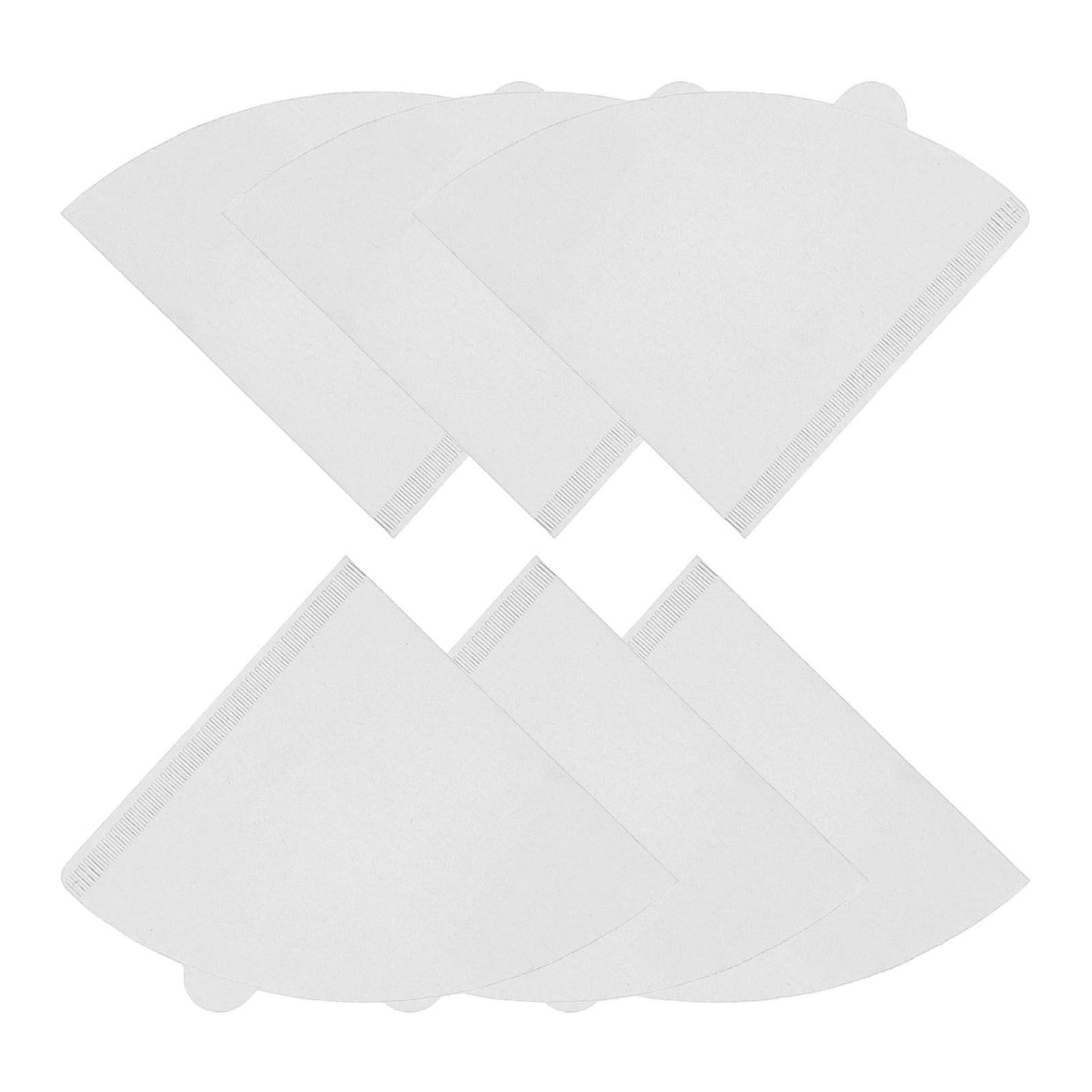 100 Pieces Filter Cone Coffee Filters 2 to 4 Cup Natural Disposable Coffee Filter Paper for Home Cafe